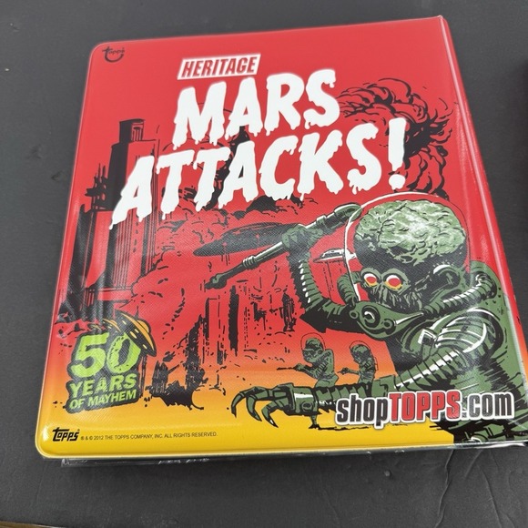 Rare 90s & 2012 Heritage TOPPS MARS ATTACKS! Binder Set Mint Cards & Wrappers - Picture 5 of 16